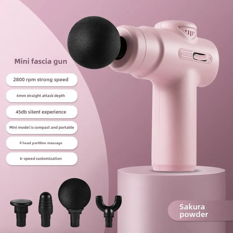 Massage gun in pink