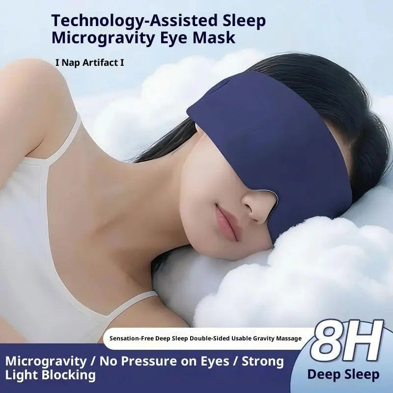 Sleep mask double-sided ice silk fabric