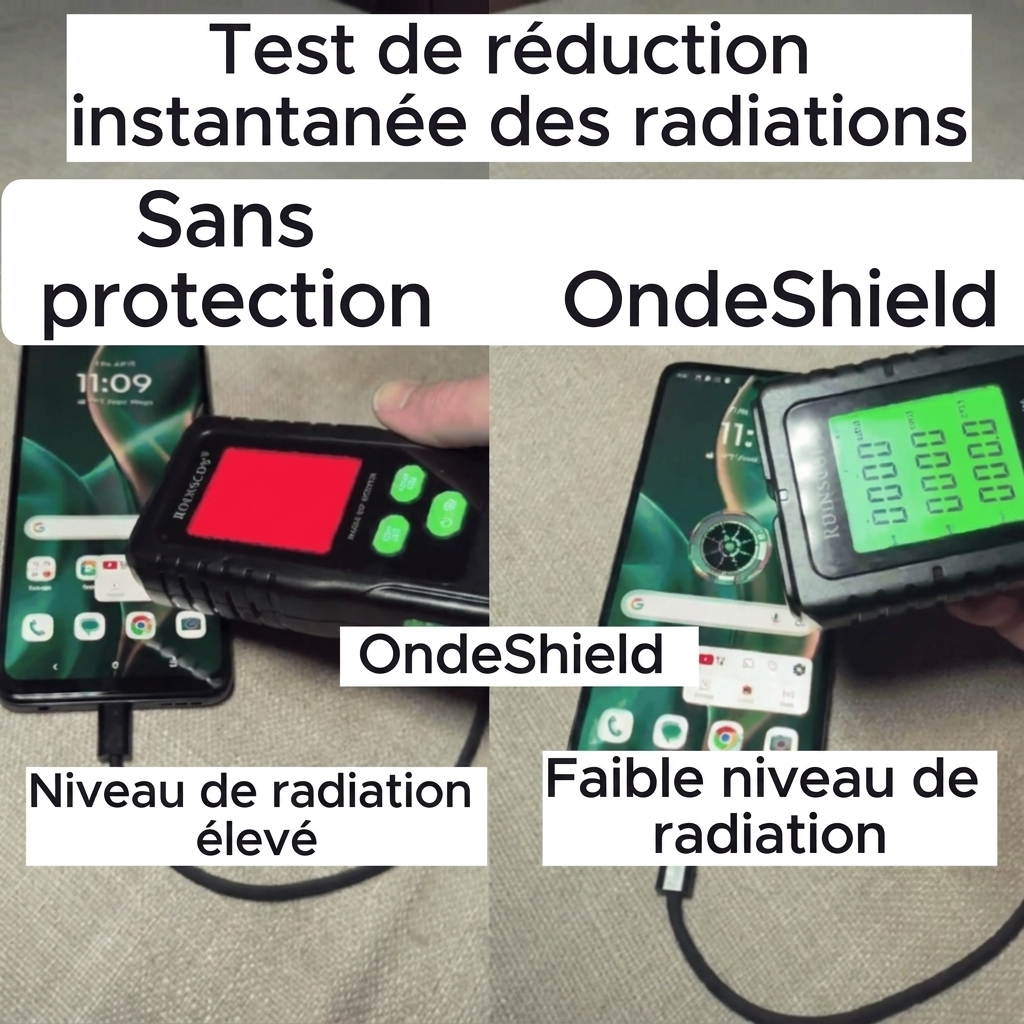 OndeShield™ — Puce de Protection Anti-Ondes EMF